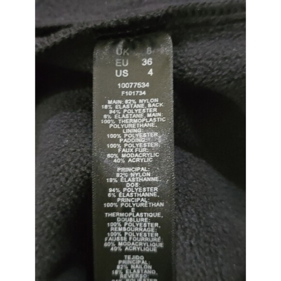 ASOS 4505 Ski & Snow Black Ski Suit Water Repellant Skinny Leg Belted Size 4 - Picture 12 of 16